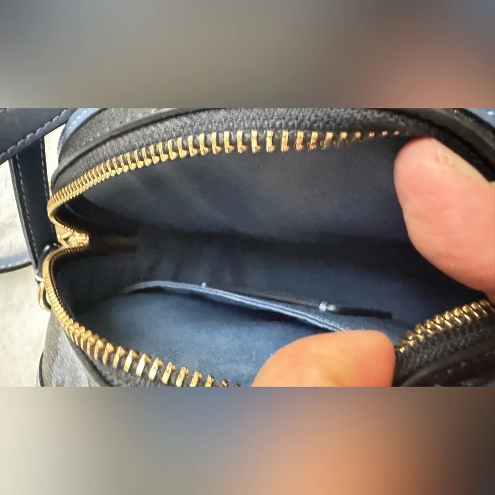 Coach navy signature